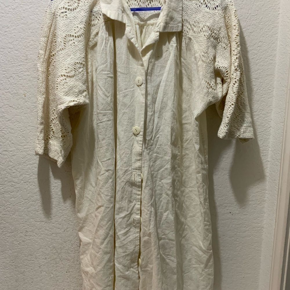 Vintage kathleen usherwood for periphery medium 35” long top dress